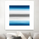 Blue Gradients by Jeff Iorillo on GIANT ART - white abstract