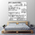 Grey Levels by Jeff Iorillo on GIANT ART - white abstract