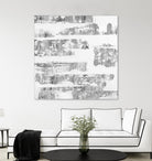 Grey Levels by Jeff Iorillo on GIANT ART - white abstract
