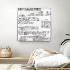 Grey Levels by Jeff Iorillo on GIANT ART - white abstract