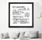 Grey Levels by Jeff Iorillo on GIANT ART - white abstract