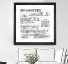 Grey Levels by Jeff Iorillo on GIANT ART - white abstract