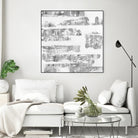 Grey Levels by Jeff Iorillo on GIANT ART - white abstract
