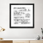 Grey Levels by Jeff Iorillo on GIANT ART - white abstract