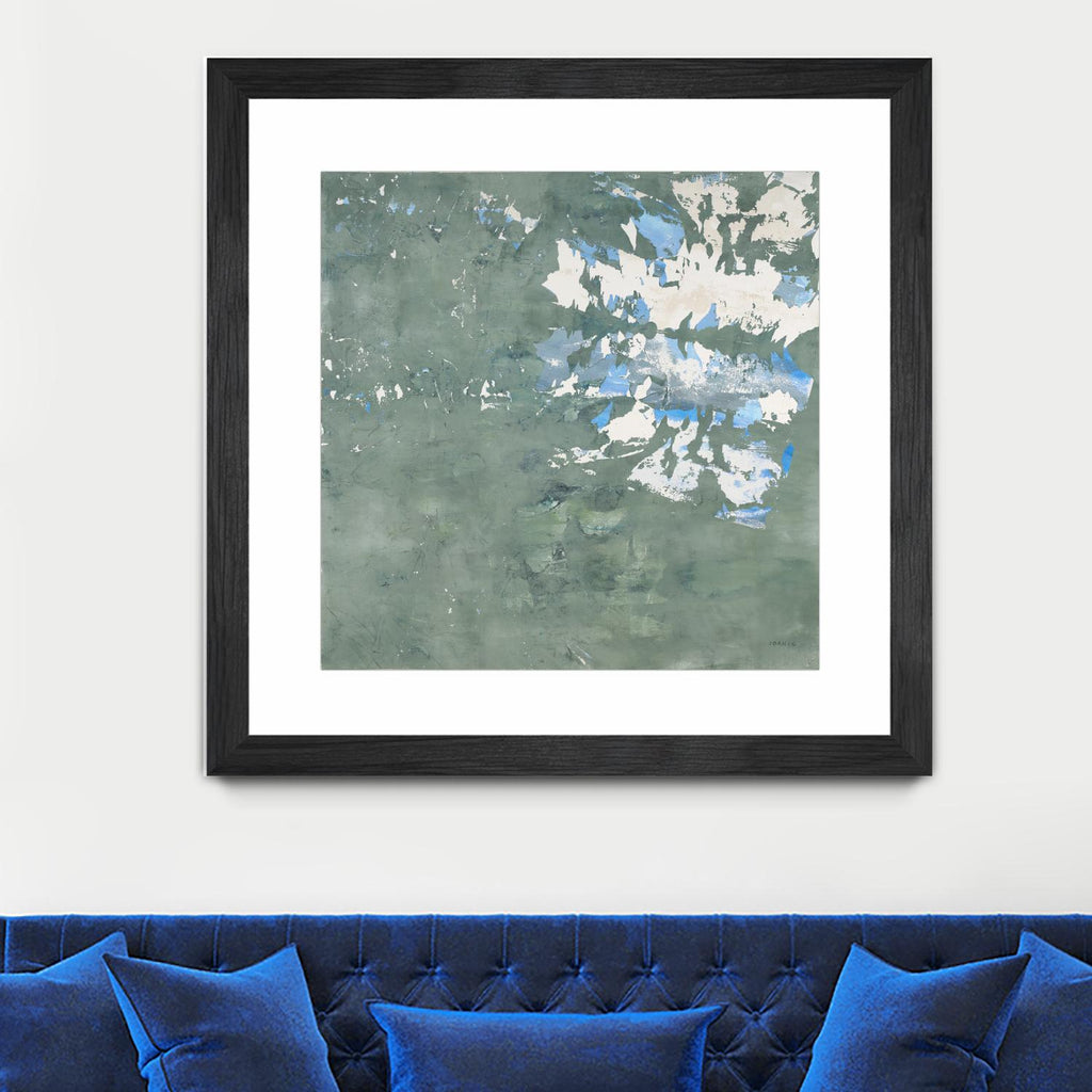 Lakeshore de Jeff Iorillo sur GIANT ART - abstrait bleu