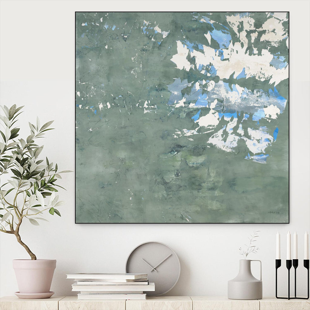 Lakeshore by Jeff Iorillo on GIANT ART - blue abstract