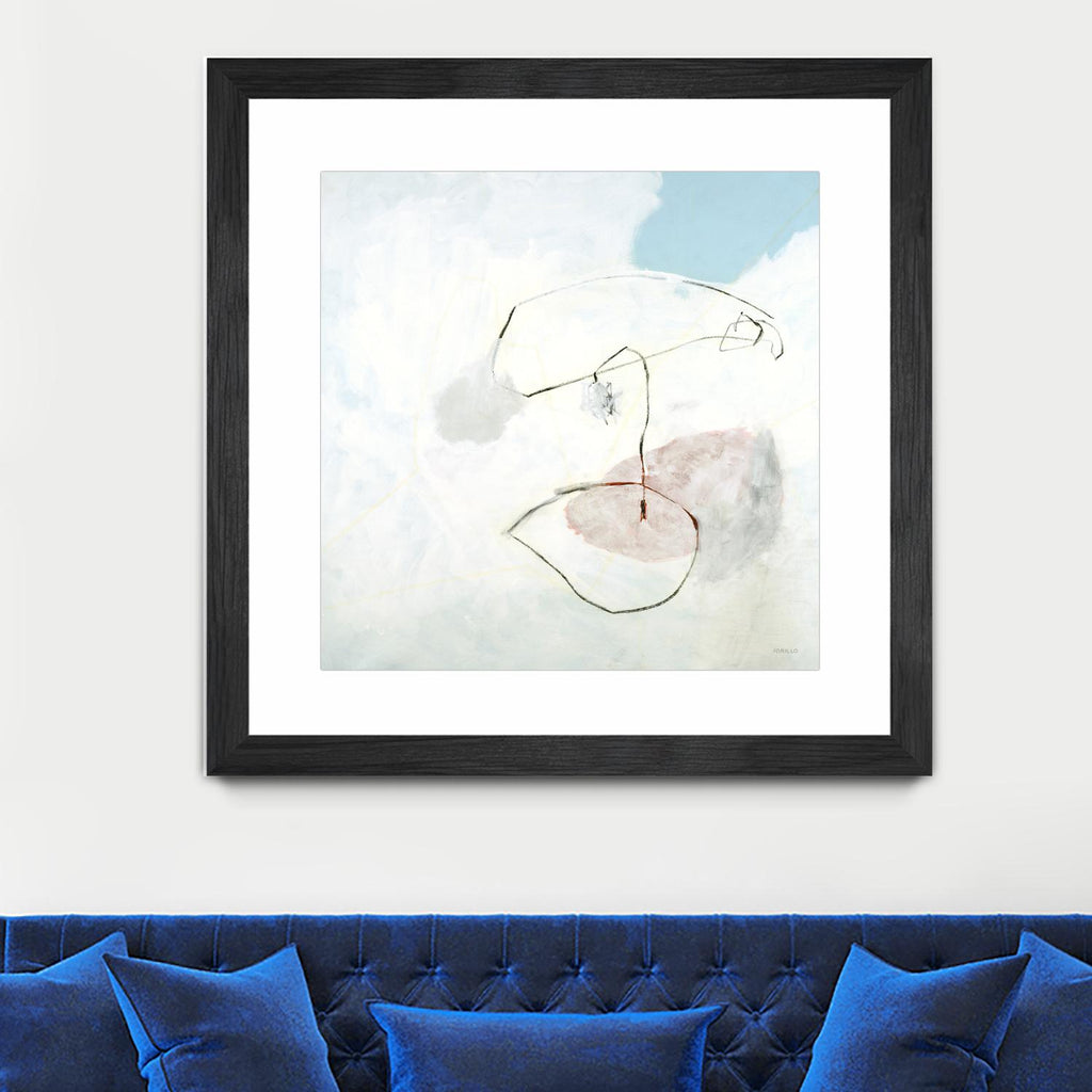 Sweet Solitude by Jeff Iorillo on GIANT ART - blue abstract