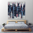 Veiled Heat by Jeff Iorillo on GIANT ART - blues abstract