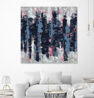 Veiled Heat by Jeff Iorillo on GIANT ART - blues abstract