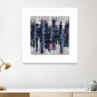 Veiled Heat by Jeff Iorillo on GIANT ART - blues abstract