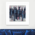Veiled Heat by Jeff Iorillo on GIANT ART - blues abstract