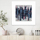 Veiled Heat by Jeff Iorillo on GIANT ART - blues abstract