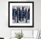 Veiled Heat by Jeff Iorillo on GIANT ART - blues abstract