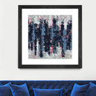 Veiled Heat by Jeff Iorillo on GIANT ART - blues abstract