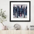 Veiled Heat by Jeff Iorillo on GIANT ART - blues abstract