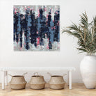 Veiled Heat by Jeff Iorillo on GIANT ART - blues abstract