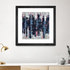 Veiled Heat by Jeff Iorillo on GIANT ART - blues abstract