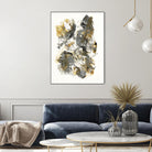 Metallic by Jeff Iorillo on GIANT ART - grays abstract