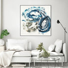 Surf Break by Jeff Iorillo on GIANT ART - blues abstract