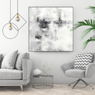 Lighthouse by Jeff Iorillo on GIANT ART - whites & creams abstract white