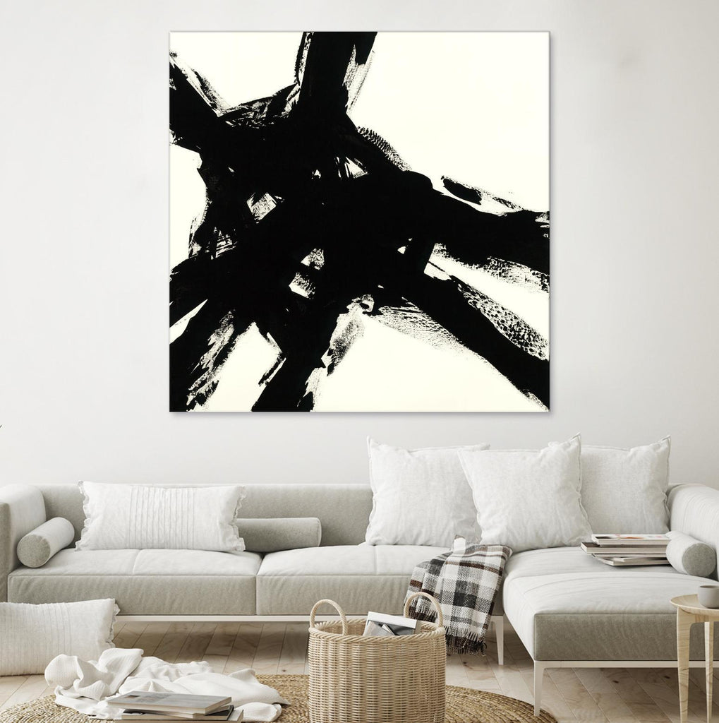 Shadow Complex de Jeff Iorillo sur GIANT ART - noir abstrait noir