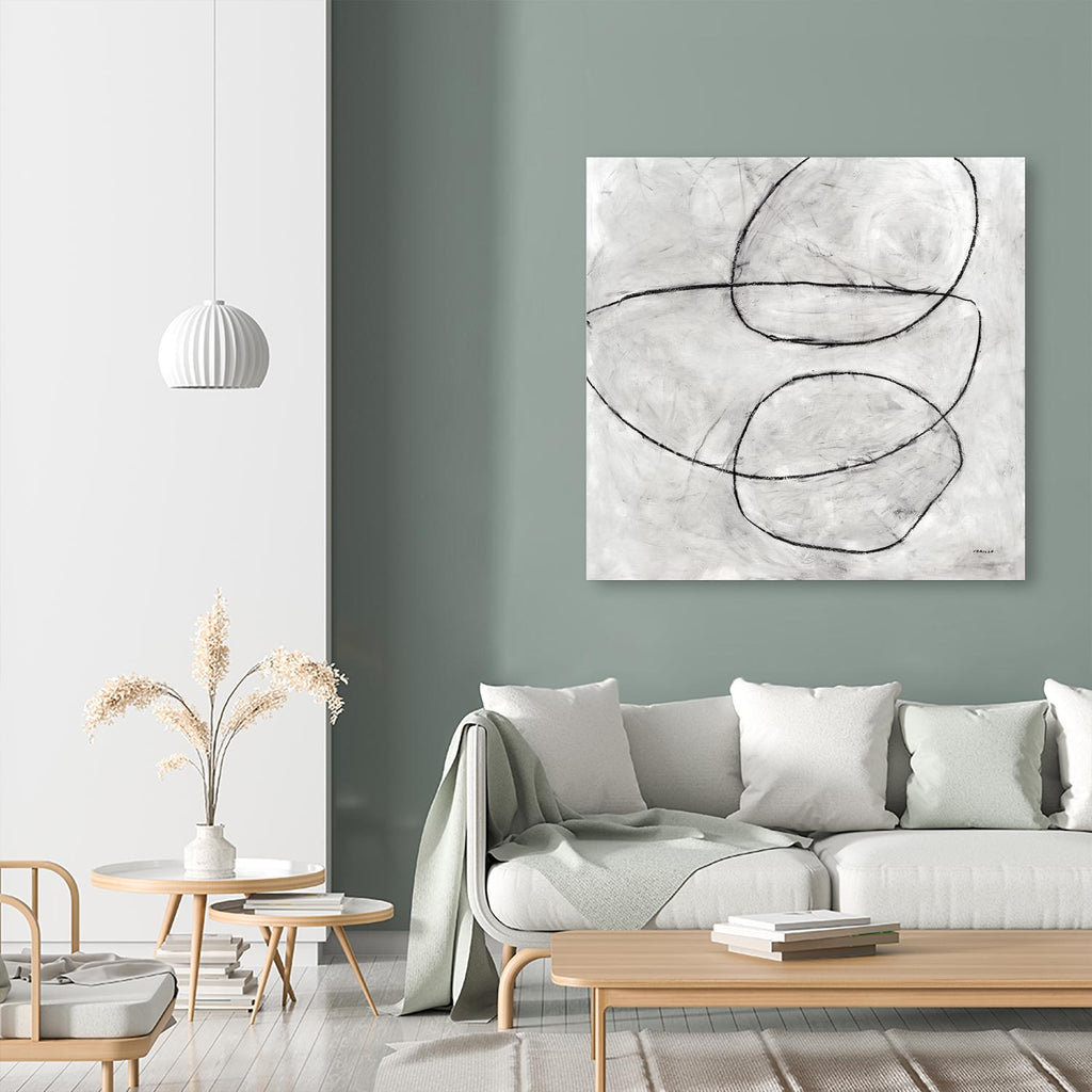Balance Perspective by Jeff Iorillo on GIANT ART - whites & creams geometric abstract circles