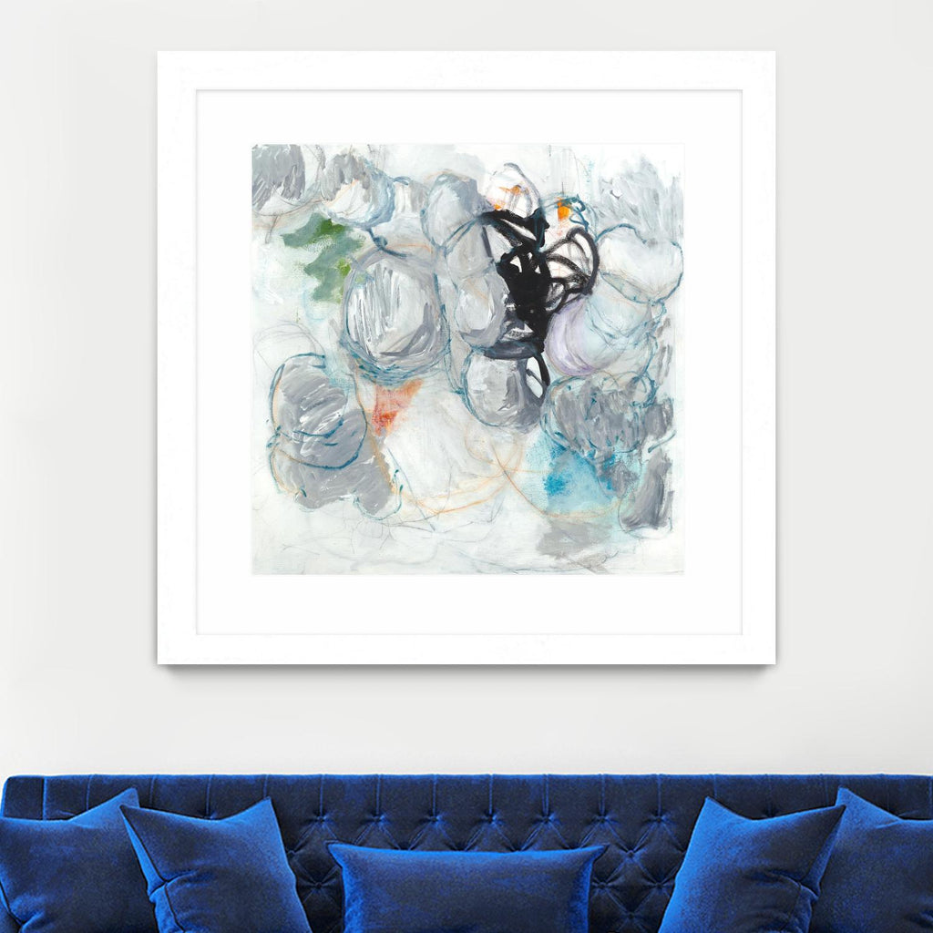 TUMBLE MOMENTUM by JEFF IORILLO on GIANT ART - blue abstract abstract