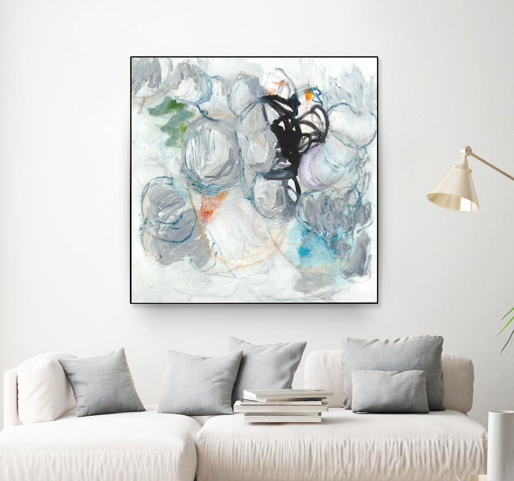TUMBLE MOMENTUM by JEFF IORILLO on GIANT ART - blue abstract abstract
