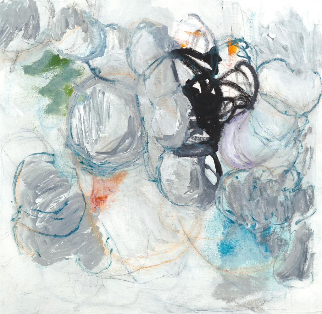 TUMBLE MOMENTUM de JEFF IORILLO sur GIANT ART - abstrait bleu