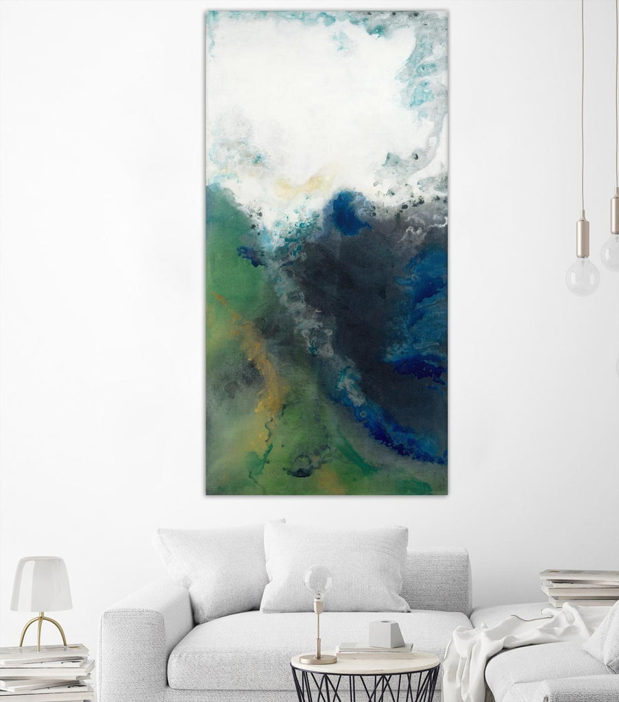 Tidal Wave by Liz Jardine on GIANT ART - white abstract