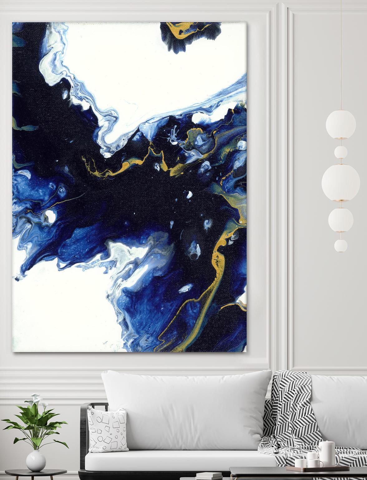 Untitled III by Liz Jardine on GIANT ART - blue abstract abstract