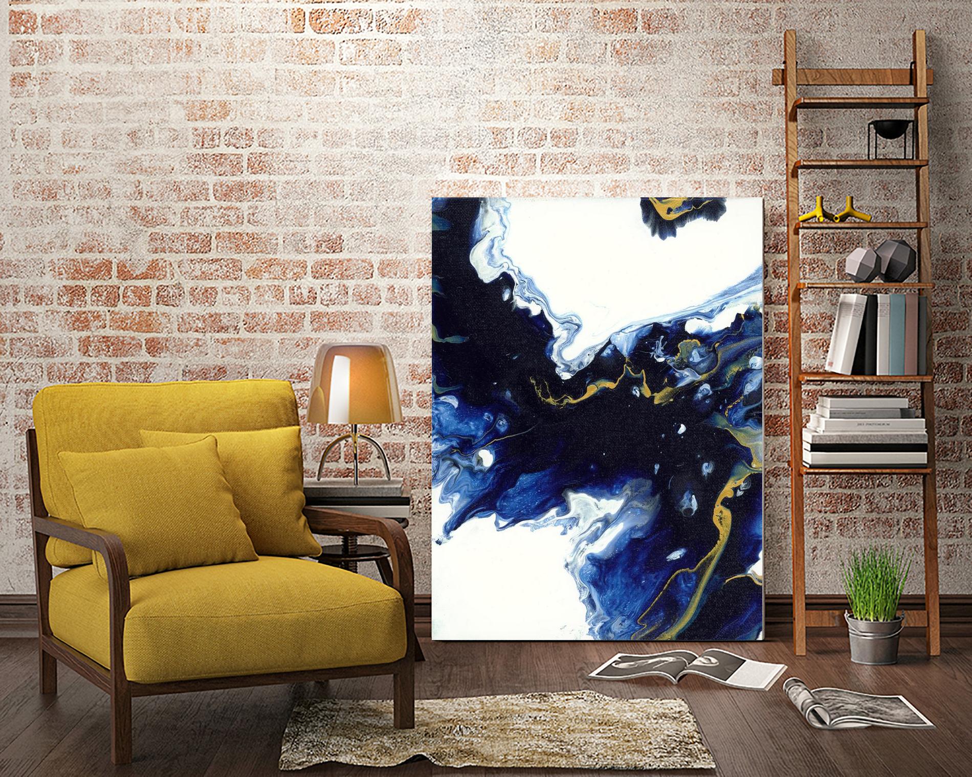 Untitled III by Liz Jardine on GIANT ART - blue abstract abstract