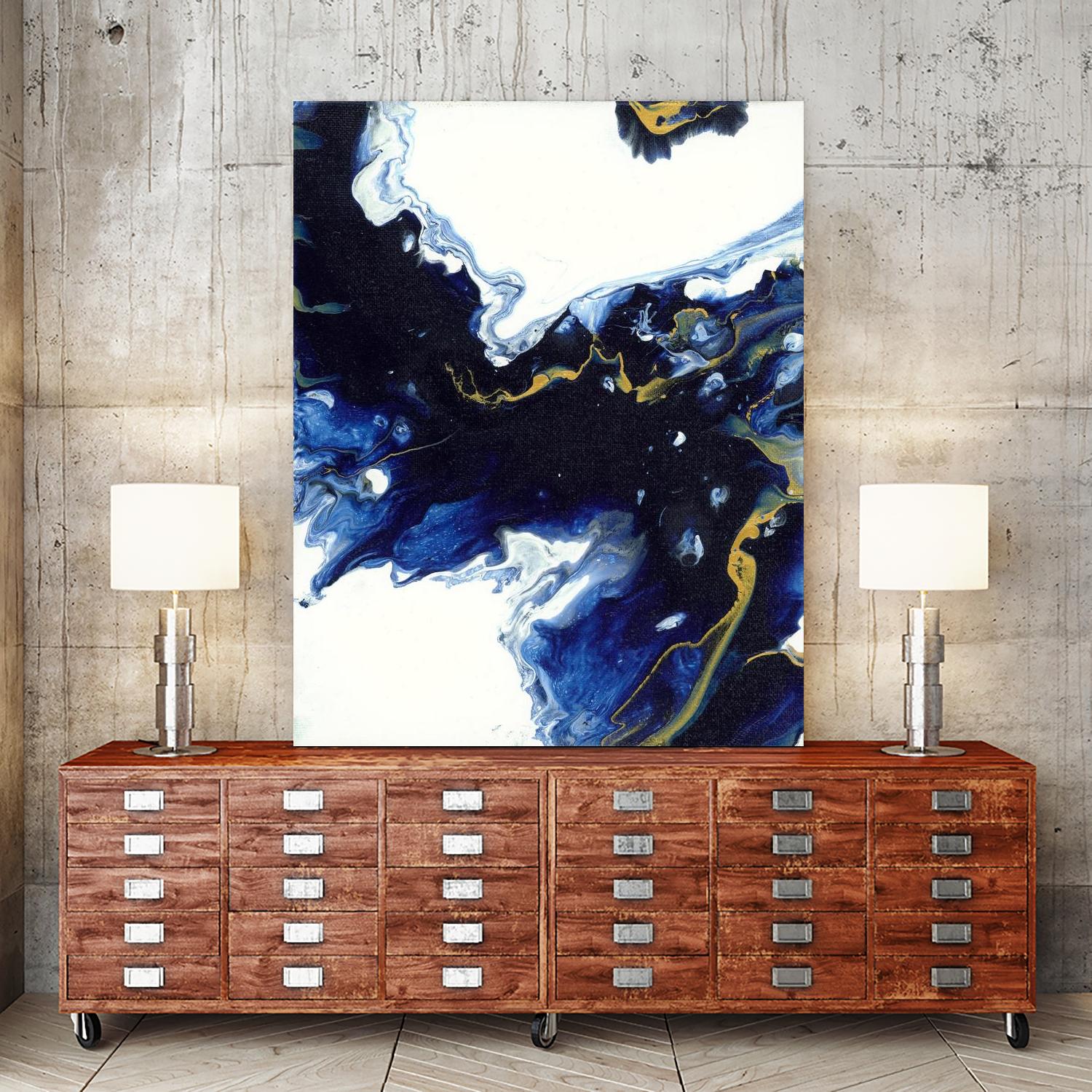 Untitled III by Liz Jardine on GIANT ART - blue abstract abstract