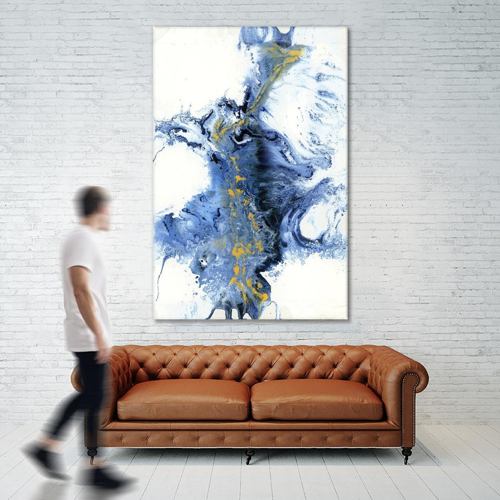 UNTITLEDIV by LIZ Jardine on GIANT ART - blue abstract abstract