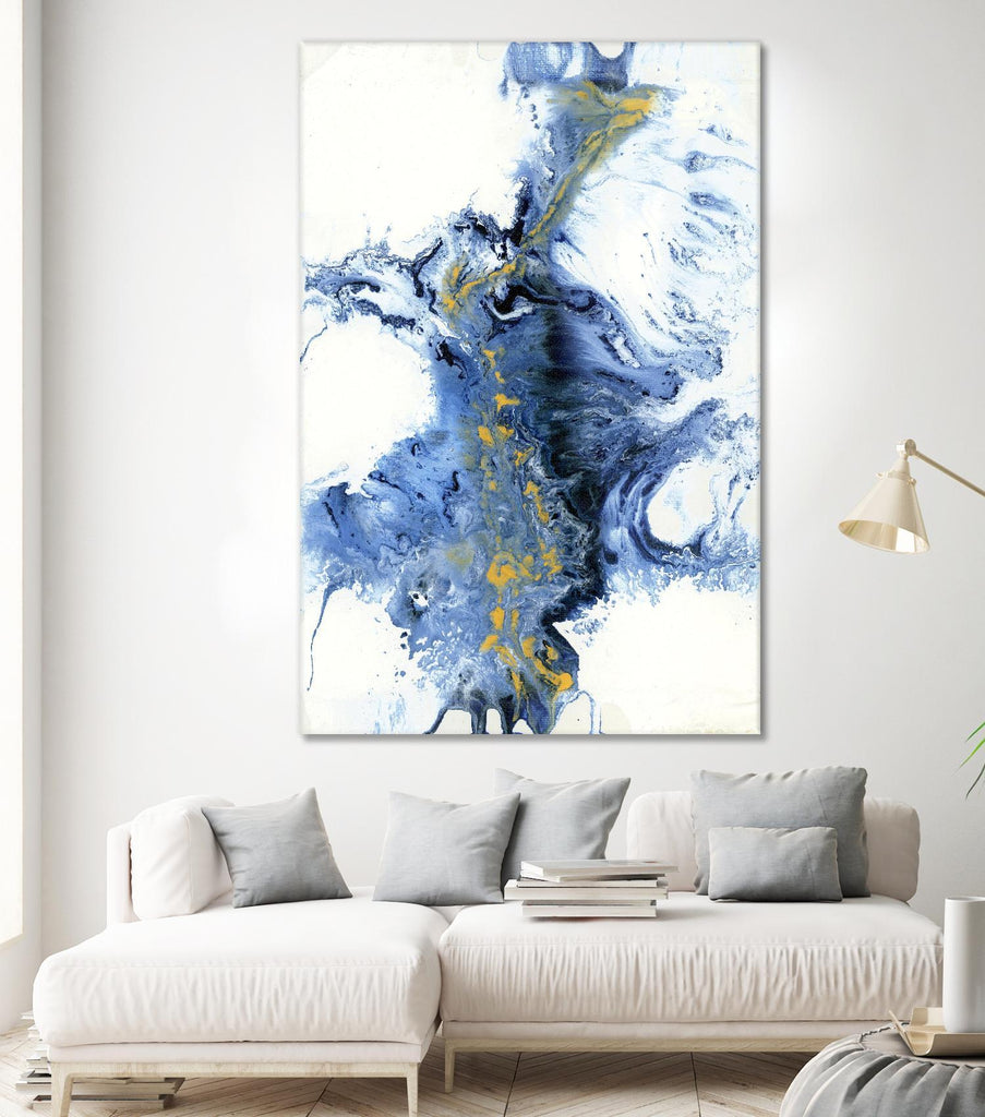 UNTITLEDIV by LIZ Jardine on GIANT ART - blue abstract abstract