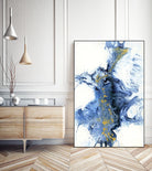 UNTITLEDIV by LIZ Jardine on GIANT ART - blue abstract abstract