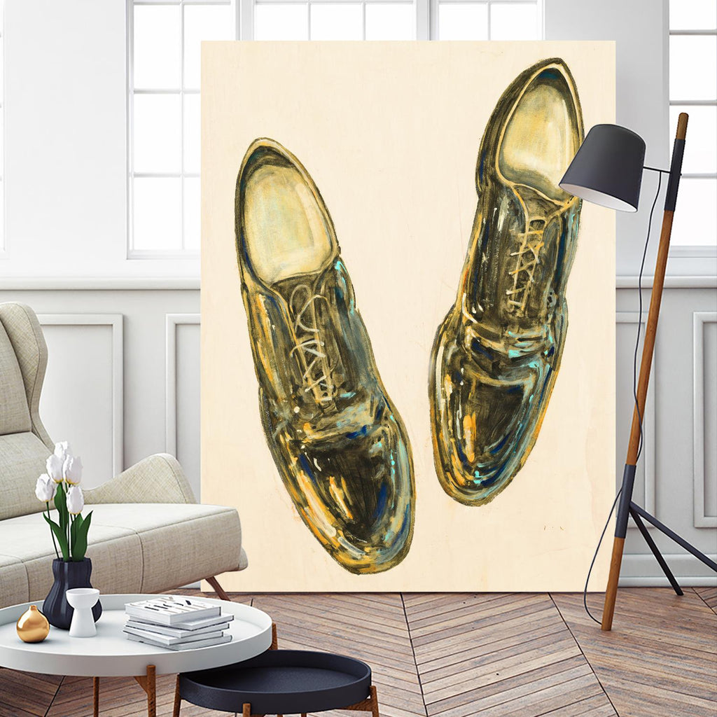The Shoe Fits I de Peter Kuttner sur GIANT ART - bruns, jaunes et mode