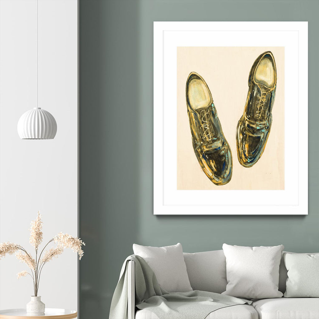 The Shoe Fits I de Peter Kuttner sur GIANT ART - bruns, jaunes et mode