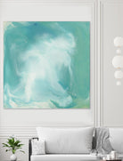 Untitled Seagreen by Corrie LaVelle on GIANT ART - white abstract