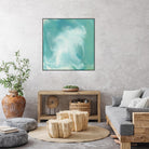 Untitled Seagreen by Corrie LaVelle on GIANT ART - white abstract