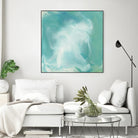 Untitled Seagreen by Corrie LaVelle on GIANT ART - white abstract