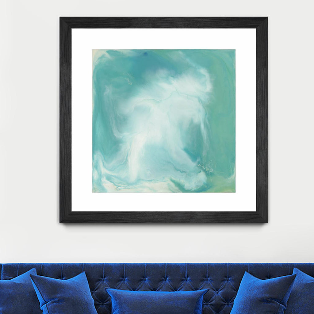 Untitled Seagreen de Corrie LaVelle sur GIANT ART - abstrait blanc