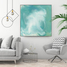 Untitled Seagreen by Corrie LaVelle on GIANT ART - white abstract