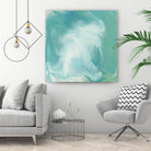 Untitled Seagreen by Corrie LaVelle on GIANT ART - white abstract