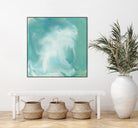 Untitled Seagreen by Corrie LaVelle on GIANT ART - white abstract