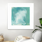 Untitled Seagreen by Corrie LaVelle on GIANT ART - white abstract
