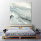 Manifest by Corrie LaVelle on GIANT ART - grays, blacks fluid abstracts