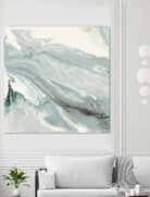 Manifest by Corrie LaVelle on GIANT ART - grays, blacks fluid abstracts