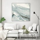 Manifest by Corrie LaVelle on GIANT ART - grays, blacks fluid abstracts