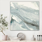 Manifest by Corrie LaVelle on GIANT ART - grays, blacks fluid abstracts